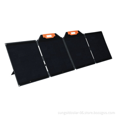 Waterproof Portable 100W Foldable SunPower Solar Panel Charging Blanket for Hiking